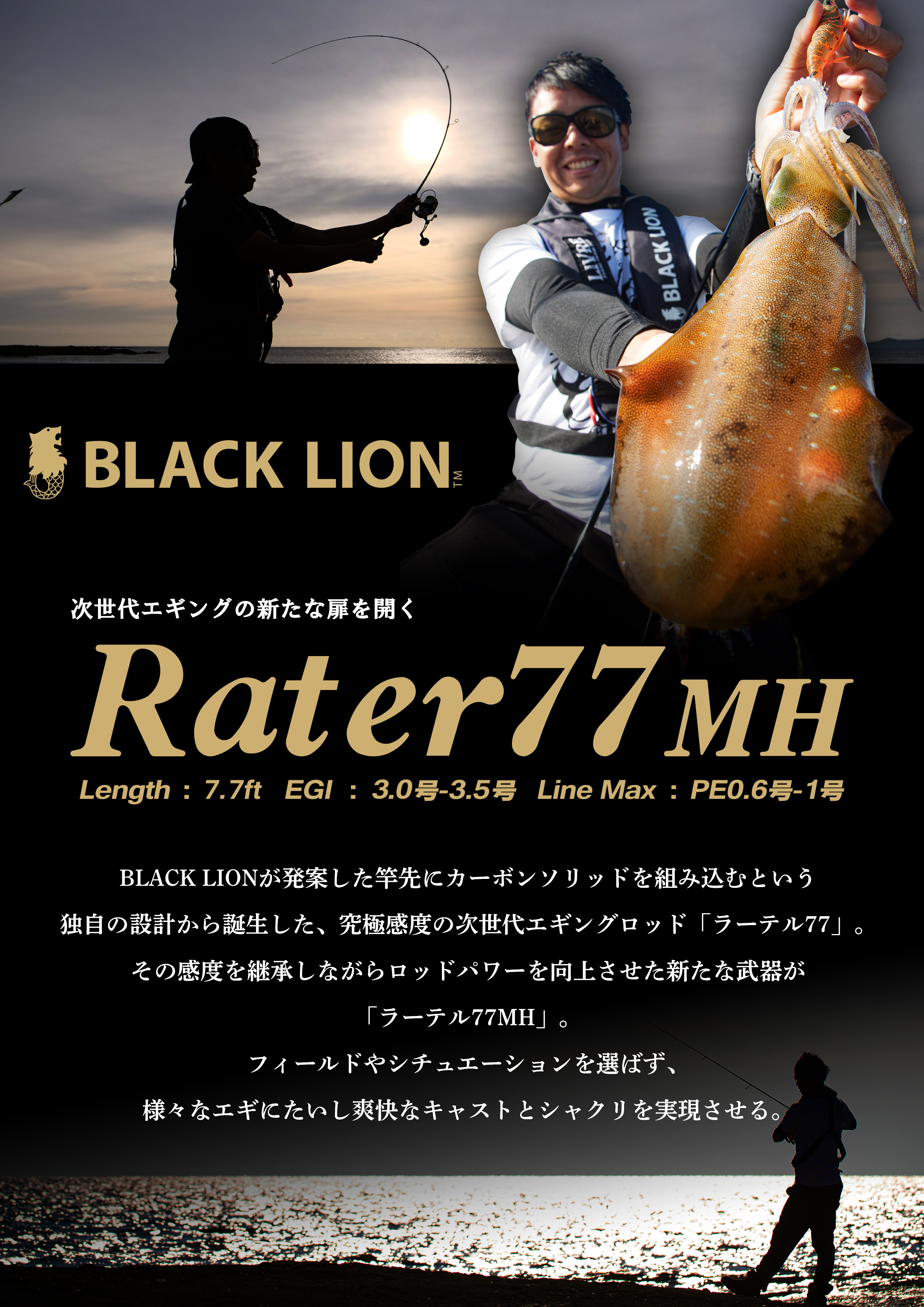 ブラックライオン　ラーテル77MH‼️