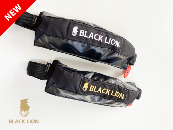 BLACKLION 腰巻タイプモーゲットウエスト 国土交通省型式承認品【別注ブルーストーム】